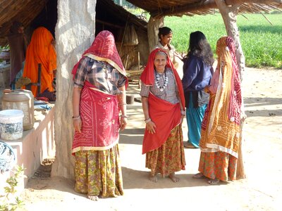 Village india rajasthan women photo