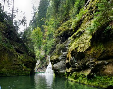 Czech republic landscape bizarre felsenwelt photo