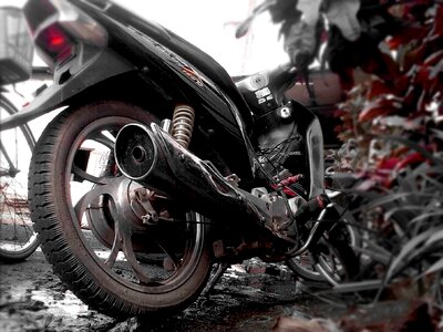 Wheel motorbike motor photo
