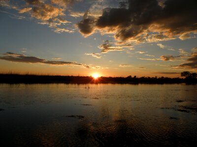 Sky lake water