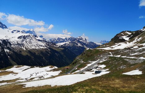 Klausen pass Swiss Alps