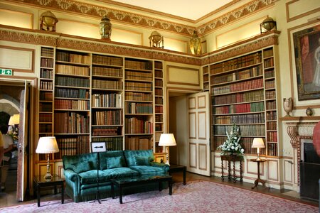 Library in Leeds Castle photo