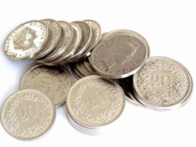 Finance currency metal