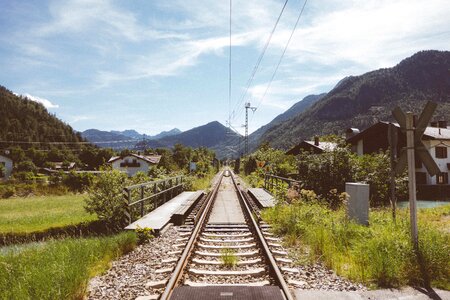 Rail railroad train photo