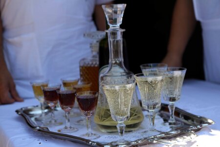 Ceremony champagne drink
