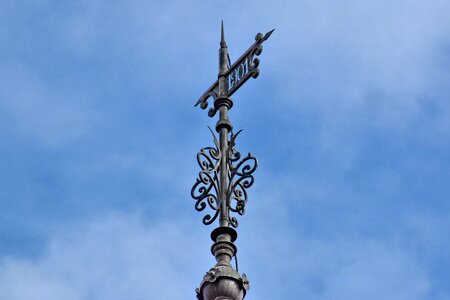 Baroque cast iron detail