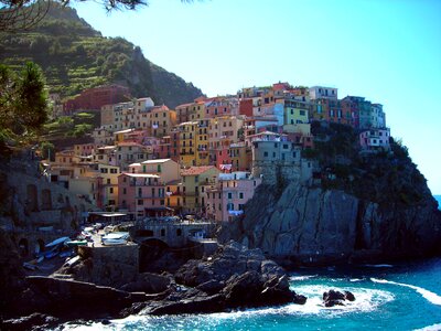 Italy coast boats photo