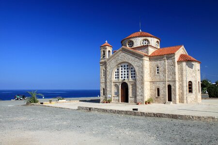 Coast greek mediterranean photo