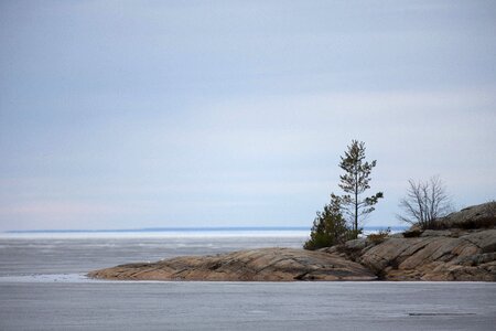 Coast island land photo