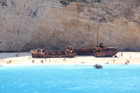 Shipwreck tourist attraction abandoned photo