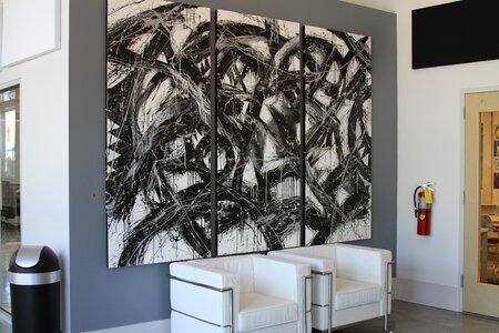 Decor gray meeting gray room
