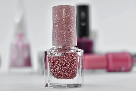 Bottle cosmetics manicure photo