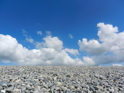 Clouds nature coastline