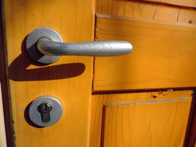 Front Door keyhole door