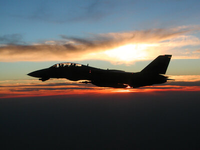 An F-14D Tomcat assigned to the Tomcatters of Fighter Squadron photo