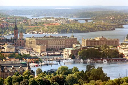 Sweden stockholm air photo photo