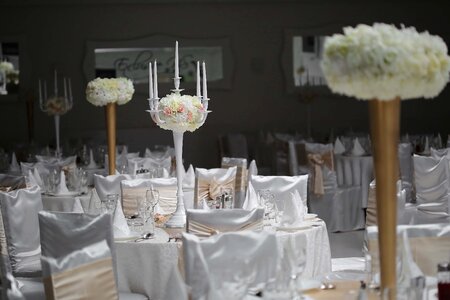 Tables hotel wedding venue photo