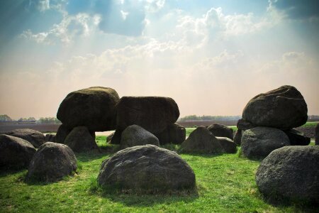 Big Rocks granite grass