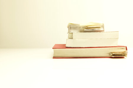 Books Literature Stack Post It photo