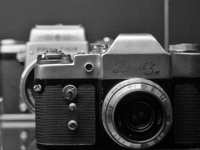 Vintage SLR Camera Zenit photo
