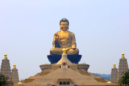 Taiwan big buddha buddha statues photo