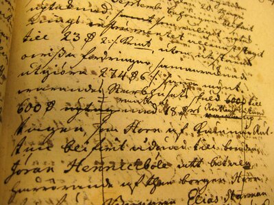 Swedish history lettering