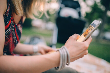 Woman Mobile Phone