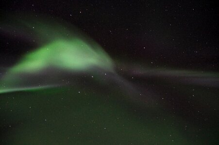 Aurora borealis electrons solar wind photo
