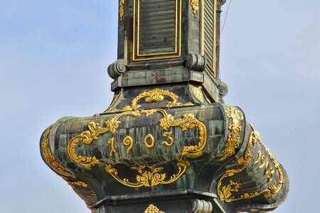 Baroque church tower handmade