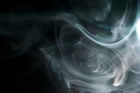 Black & White Mysterious Smoke photo