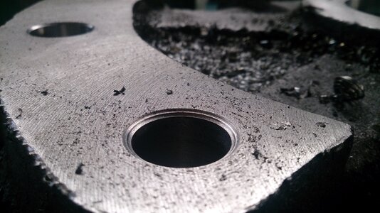 Machining steel industry photo