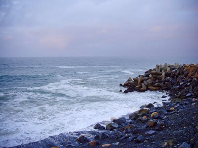 Sea waves beach photo