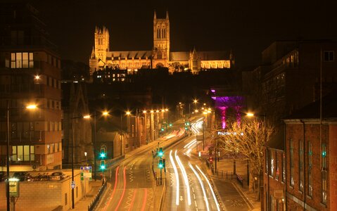 Broadgate lincoln castle hill england
