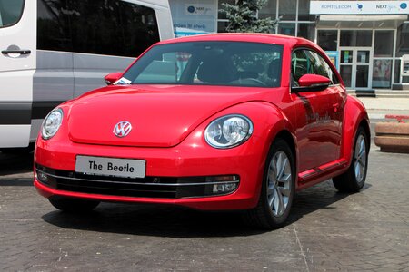 Red transportation automobile