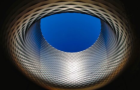 Aluminum architecture ball-shaped photo