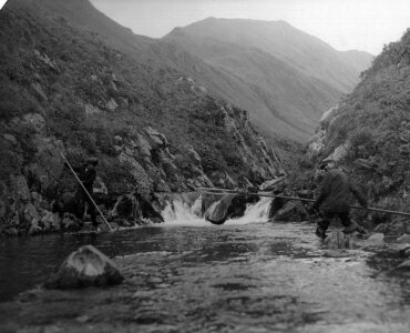 Chief Houdikoff fishing on Attu