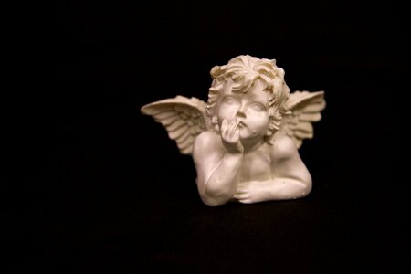 Ceramic figure angel