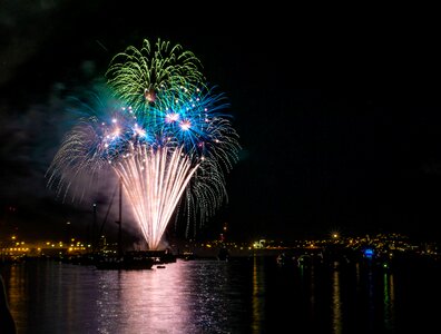 Celebration colorful firework photo