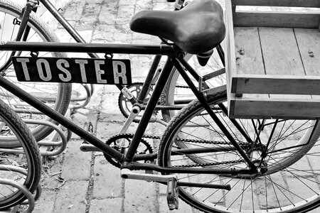 Bicycle monochrome nostalgia