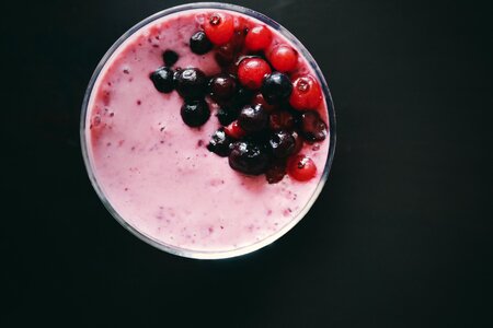 Smoothie with Fruit Berries photo