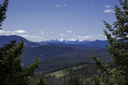 View of the Elkhorn Mountain Range 