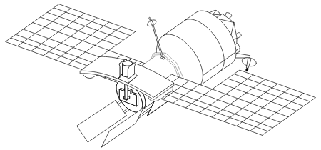 Almaz radar satellite