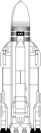 Polyus satellite on Energia launch vehicle