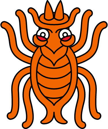 Aztec camel spider glyph