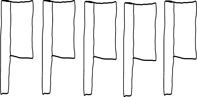 Symbol for the number 100 in Aztec numeration