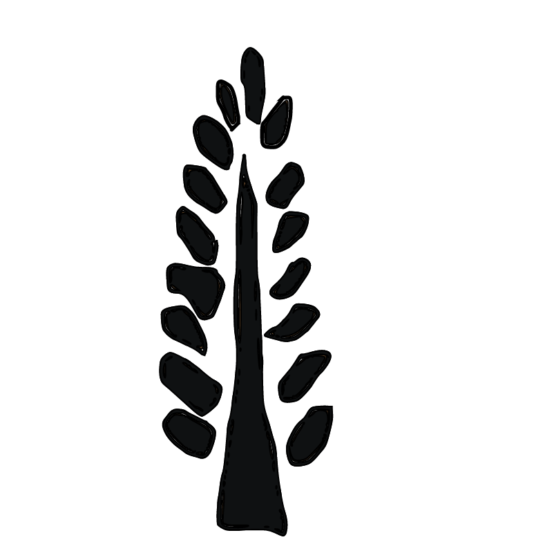 Symbol for the number 400 in Aztec numeration