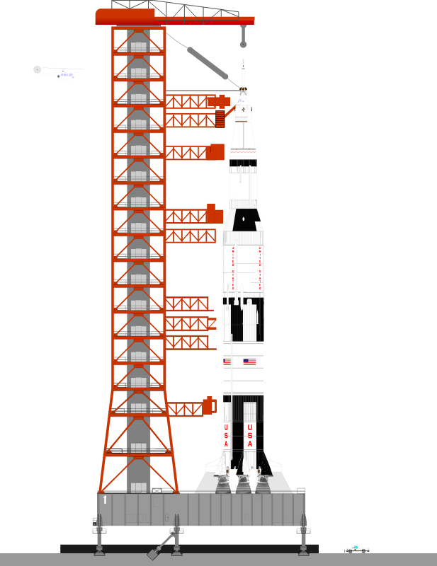 Saturn V - launch tower