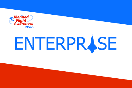NASA Enterprise Shuttle Flag