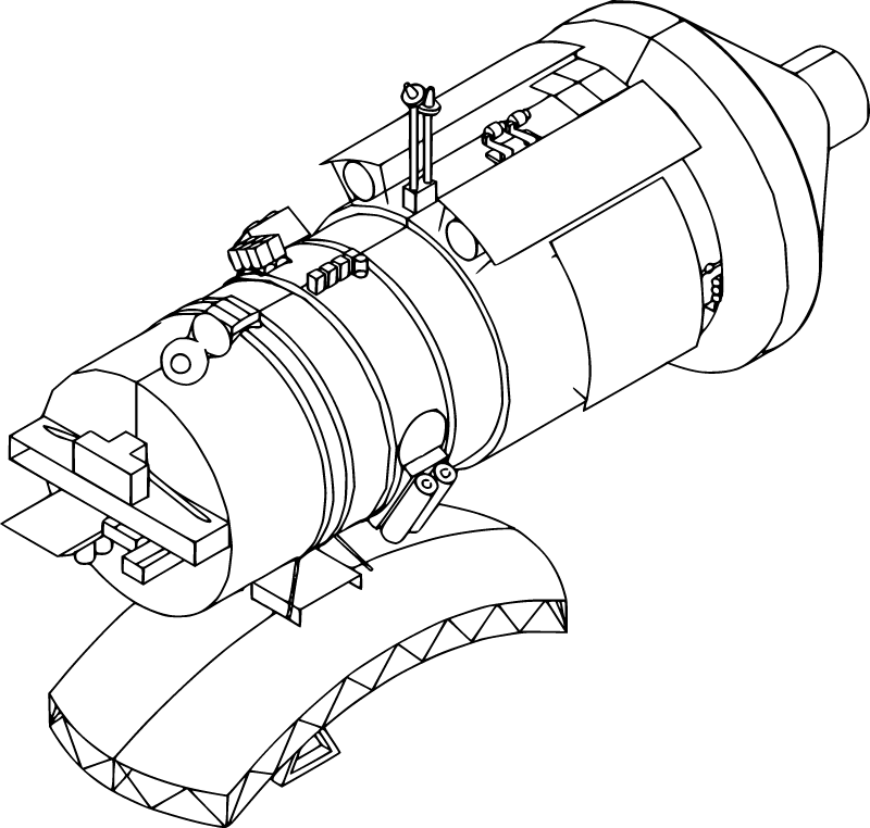 Priroda module drawing