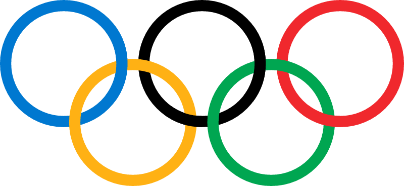 Olympic rings without rims
